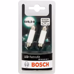 2 ampoules Sof.10W Leds Retrofit SV8.5-8 Navette Jusqu à 150% de luminosité en plus comparé aux lampes halogènes standard grâ ...
