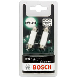 2 ampoules Sof.10W Leds Retrofit SV8.5-8 Navette - Bosch