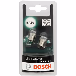 2 ampoules T4W Leds Retrofit ba9s Jusqu à 150% de luminosité en plus comparé aux lampes halogènes standard grâce à une optimi ...