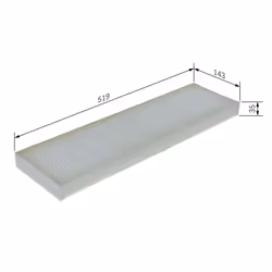 Filtre d'habitacle (filtre à pollen) BOSCH 1 987 435 109 - Vue supplémentaire 5