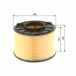 Filtre à air BOSCH F 026 400 393 - Vue supplémentaire 7