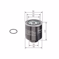Filtre à carburant BOSCH F 026 402 223 - Vue supplémentaire 7