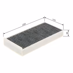 Filtre d'habitacle (filtre à pollen) BOSCH 1 987 435 582 - Vue supplémentaire 6
