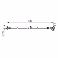 Flexible de frein BOSCH 1 987 481 A39 - Vue supplémentaire 6