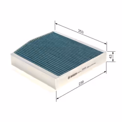 Filtre d'habitacle (filtre à pollen) BOSCH 0 986 628 545 - Vue supplémentaire 7