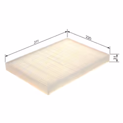 Filtre d'habitacle (filtre à pollen) BOSCH 1 987 435 105 - Vue supplémentaire 7