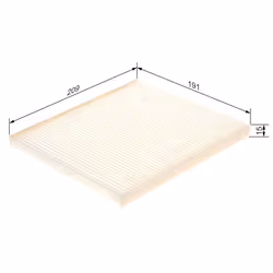 Filtre d'habitacle (filtre à pollen) BOSCH 1 987 435 114 - Vue supplémentaire 7