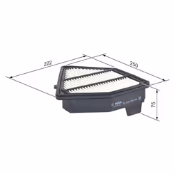 Filtre à air BOSCH F 026 400 583 - Vue supplémentaire 7