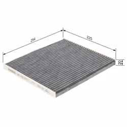 Filtre d'habitacle (filtre à pollen) BOSCH 1 987 435 572 - Vue supplémentaire 6
