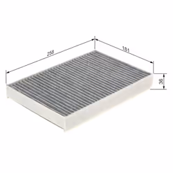 Filtre d'habitacle (filtre à pollen) BOSCH 1 987 435 573 - Vue supplémentaire 7