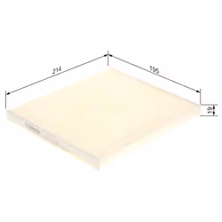 Filtre d'habitacle (filtre à pollen) BOSCH 1 987 435 089 - Vue supplémentaire 7