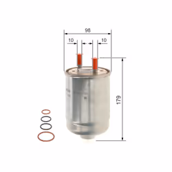 Filtre à carburant BOSCH F 026 402 234 - Vue supplémentaire 7