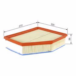Filtre à air BOSCH F 026 400 615 - Vue supplémentaire 7
