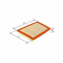 Filtre à air BOSCH F 026 400 461 - Vue supplémentaire 7