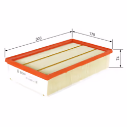 Filtre à air BOSCH F 026 400 612 - Vue supplémentaire 7