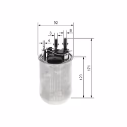 Filtre à carburant BOSCH F 026 402 200 - Vue supplémentaire 7