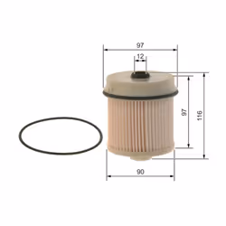 Filtre à carburant BOSCH F 026 402 216 - Vue supplémentaire 4