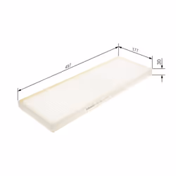 Filtre d'habitacle (filtre à pollen) BOSCH 1 987 435 125 - Vue supplémentaire 7