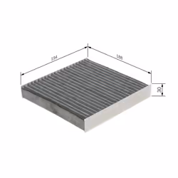 Filtre d'habitacle (filtre à pollen) BOSCH 1 987 435 589 - Vue supplémentaire 7
