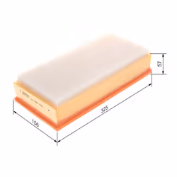 Filtre à air BOSCH F 026 400 100 - Vue supplémentaire 7