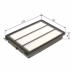 Filtre à air BOSCH F 026 400 185 - Vue supplémentaire 7