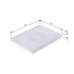 Filtre d'habitacle (filtre à pollen) BOSCH 1 987 435 126 - Vue supplémentaire 7
