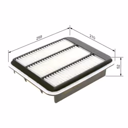 Filtre à air BOSCH F 026 400 208 - Vue supplémentaire 7
