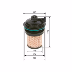 Filtre à carburant BOSCH F 026 402 247 - Vue supplémentaire 7