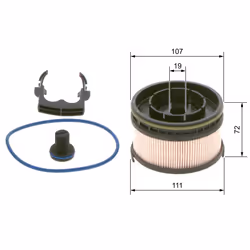 Filtre à carburant BOSCH F 026 402 261 - Vue supplémentaire 7