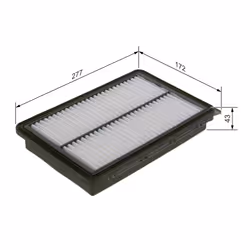 Filtre à air BOSCH F 026 400 617 - Vue supplémentaire 7