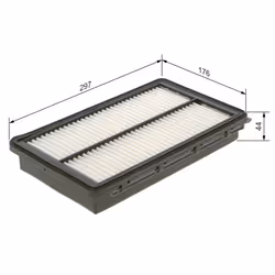 Filtre à air BOSCH F 026 400 619 - Vue supplémentaire 7