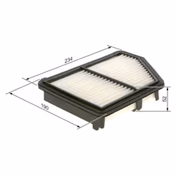 Filtre à air BOSCH F 026 400 576 - Vue supplémentaire 7