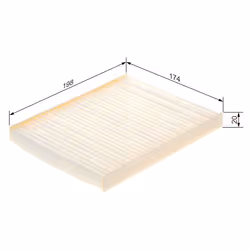 Filtre d'habitacle (filtre à pollen) BOSCH 1 987 435 128 - Vue supplémentaire 7
