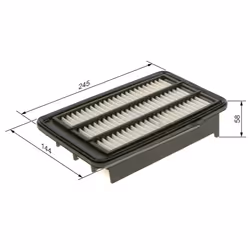 Filtre à air BOSCH F 026 400 579 - Vue supplémentaire 7