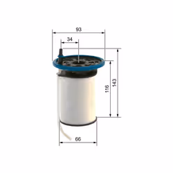 Filtre à carburant BOSCH F 026 402 212 - Vue supplémentaire 7