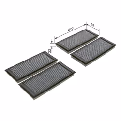 Filtre d'habitacle (filtre à pollen) BOSCH 1 987 435 587 - Vue supplémentaire 7