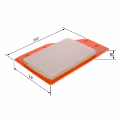 Filtre à air BOSCH F 026 400 635 - Vue supplémentaire 7