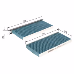 Filtre d'habitacle (filtre à pollen) BOSCH 0 986 628 553 - Vue supplémentaire 6