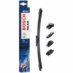 BOSCH AM24H - BALAI D'ESSUIE-GLACE REAR - LONGUEUR : 240 MM - ESSUIE-GLACE ARRIÈRE, NOIR
