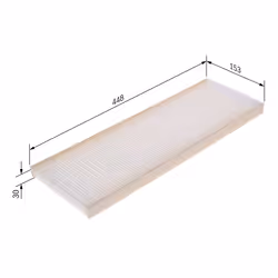 Filtre d'habitacle (filtre à pollen) BOSCH 1 987 435 140 - Vue supplémentaire 7