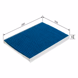 Filtre d'habitacle (filtre à pollen) BOSCH 0 986 628 563 - Vue supplémentaire 5
