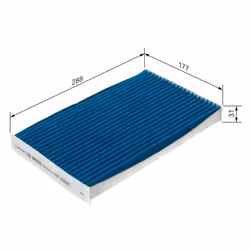 Filtre d'habitacle (filtre à pollen) BOSCH 0 986 628 578 - Vue supplémentaire 7