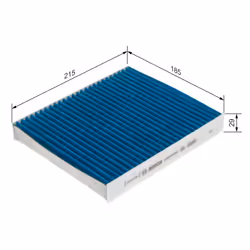 Filtre d'habitacle (filtre à pollen) BOSCH 0 986 628 581 - Vue supplémentaire 5