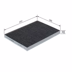 Filtre d'habitacle (filtre à pollen) BOSCH 1 987 435 621 - Vue supplémentaire 7