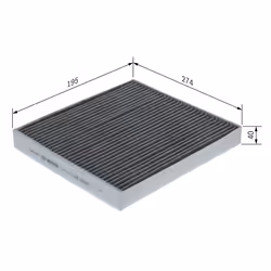 Filtre d'habitacle (filtre à pollen) BOSCH 1 987 435 622 - Vue supplémentaire 7