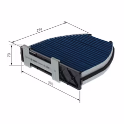 Filtre d'habitacle (filtre à pollen) BOSCH 0 986 628 600 - Vue supplémentaire 7