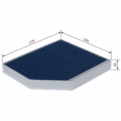 Filtre d'habitacle (filtre à pollen) BOSCH 0 986 628 622 - Vue supplémentaire 7