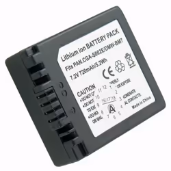 Batterie AccuCell pour Panasonic - CGA-S002 - CGR-S002 - DMW-BM7 - Lithium Ion - 680 mAh - 7.2 V