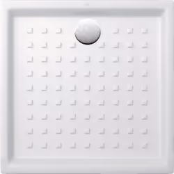 Description générale Receveur de douche extra-plat en céramique, à poser ou à encastrer, de la gamme O.NOVO de Villeroy et Bo ...