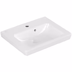 Métro Villeroy & Boch 2.0 Lave-mains, 500x400 mm, Convient pour un montage à 1 trou, Villeroy & Boch SUBWAY, Trou de bite per ...